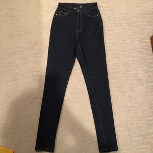 Fashion Nova high waisted blue jeans